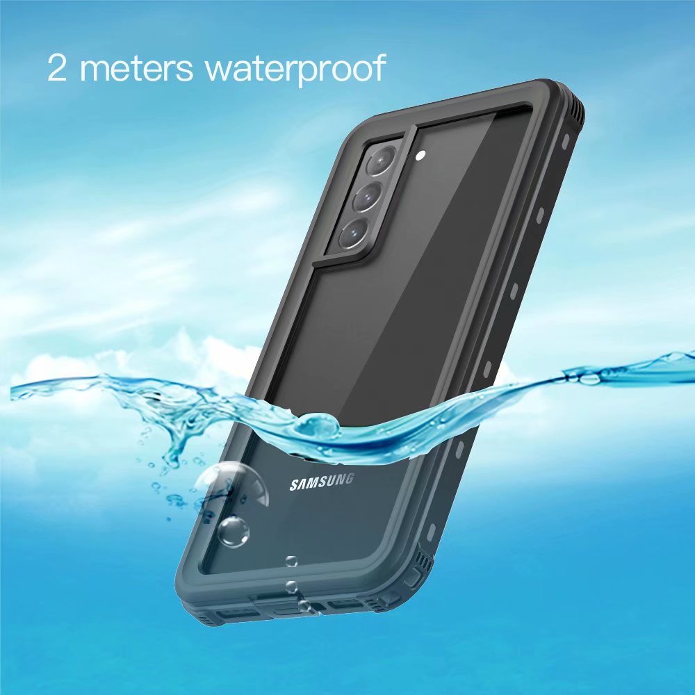 Clear Dot Waterproof Samsung Galaxy S21 Case Swimming