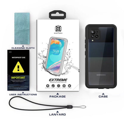 Burst Slim Swimming Waterproof Samsung Galaxy A42 Case Clear