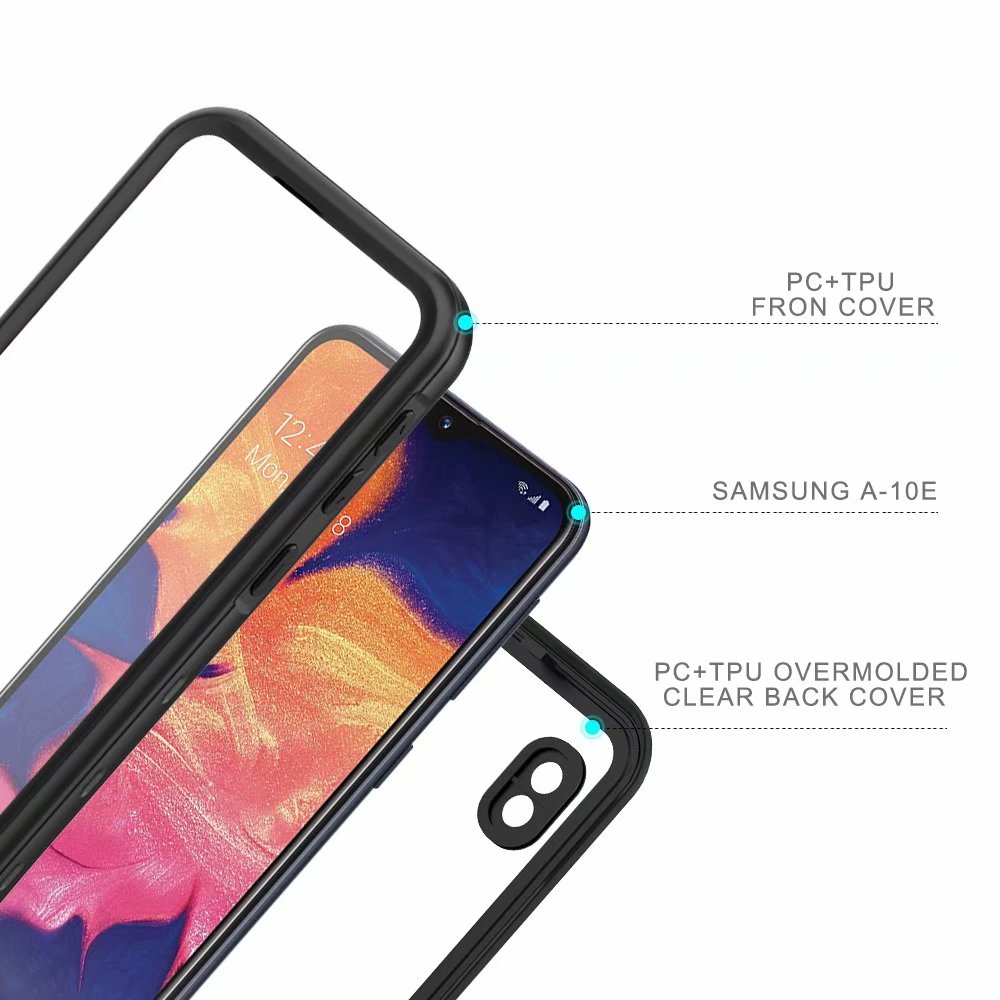 Burst Slim Swimming Waterproof Samsung Galaxy A10e Case Clear