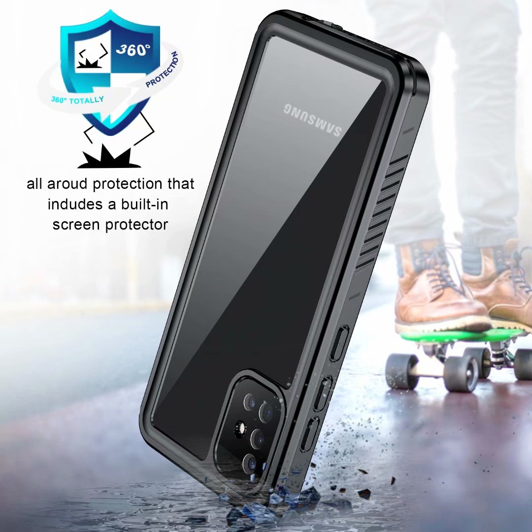 Twill Swimming IP68 Waterproof Samsung Galaxy A51 Case Bumper Combo