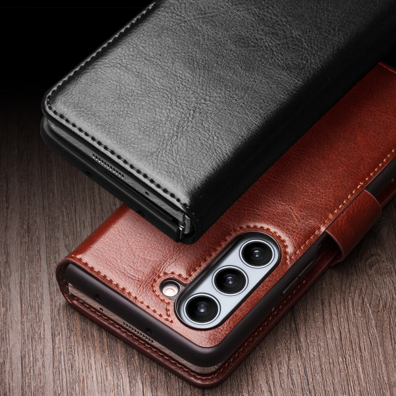 qialion-buckle-genuine-leather-galaxy-z-fold5-case-wallet-stand_2