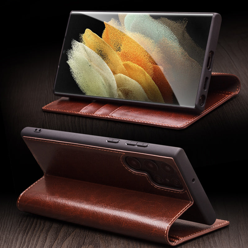 qialion-magnetic-genuine-leather-galaxy-s23-ultra-case-wallet-stand_2