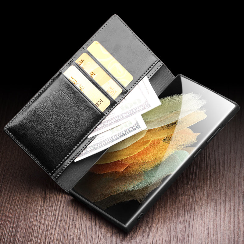 qialion-magnetic-genuine-leather-galaxy-s23-ultra-case-wallet-stand_4