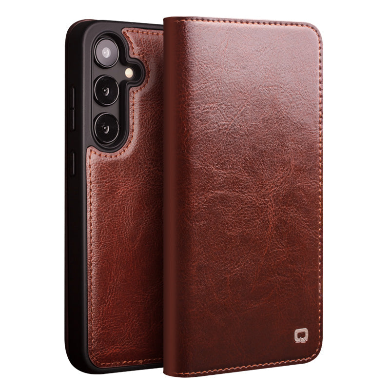 qialion-magnetic-genuine-leather-galaxy-s25-plus-case-wallet-stand_2