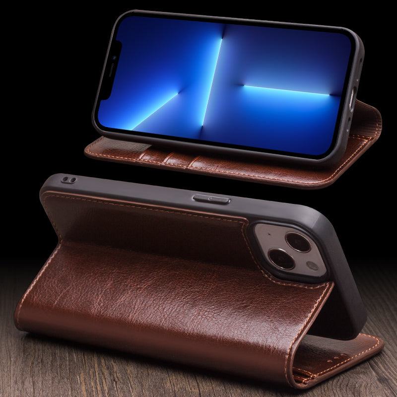 qialion-magnetic-genuine-leather-iphone-13-pro-max-case-wallet-stand_3