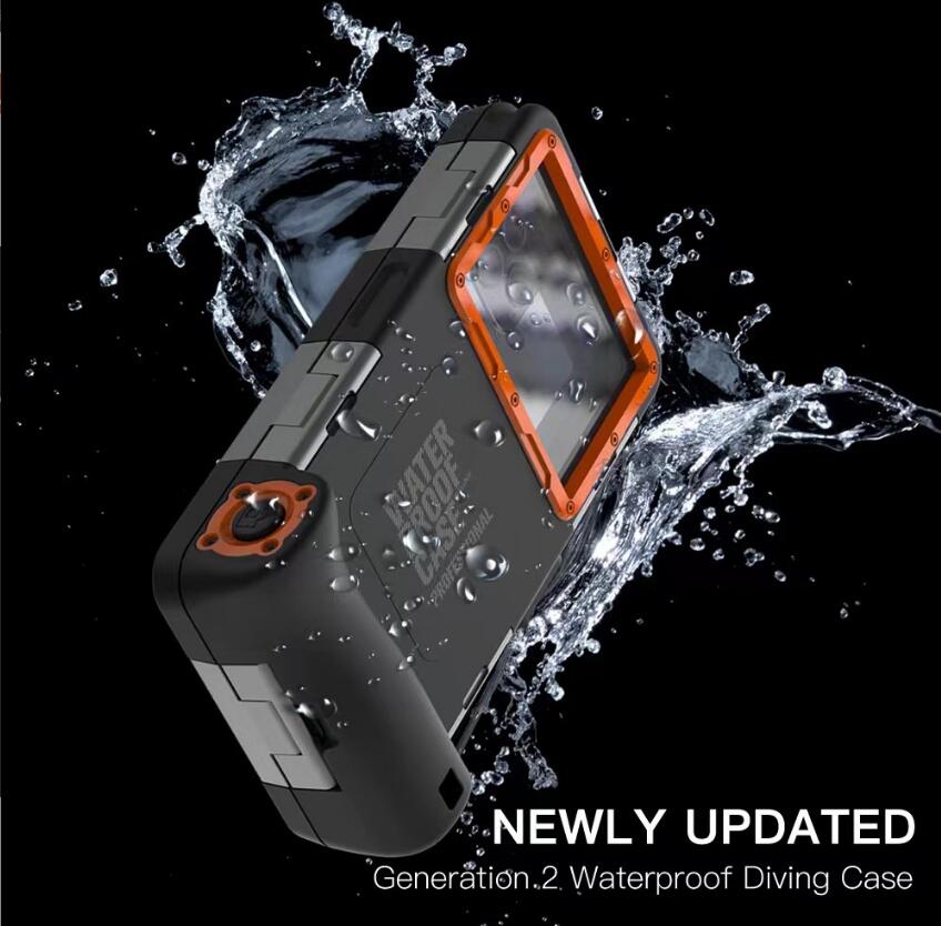 Brick Stand Waterproof Galaxy S22 Ultra Case Diving 15 Meters