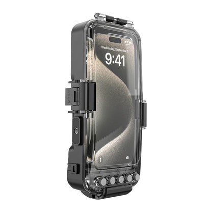 Built-in Seal Waterproof Apple iPhone 14 Case Diving 30m/98ft