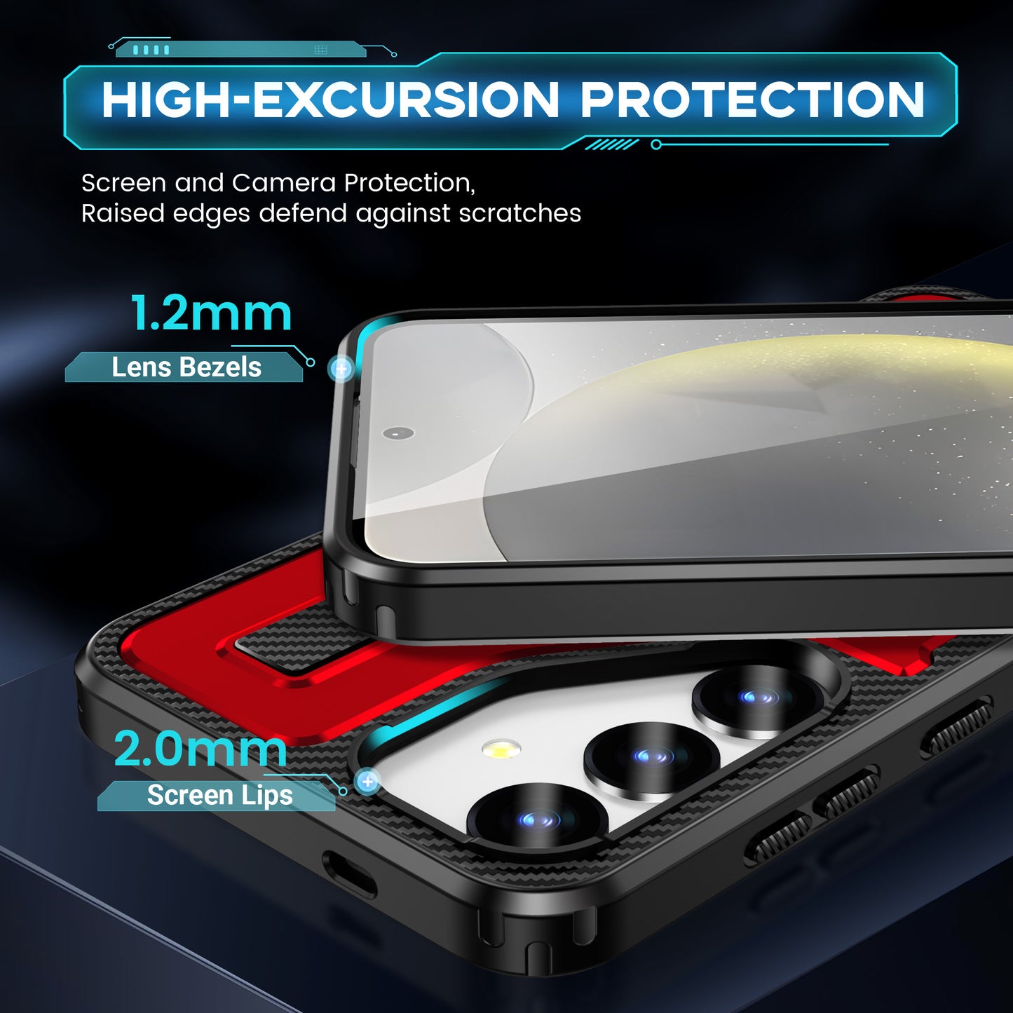 Devas Ring Holder Galaxy S24 Case Multi-protection