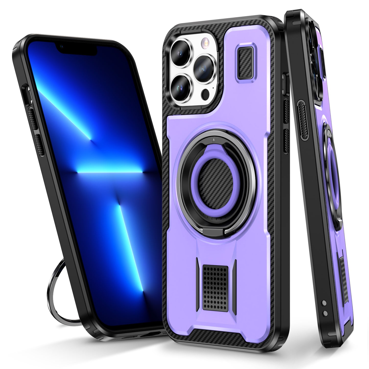 Devas Ring Holder iPhone 13 Pro Max Case Multi-protection