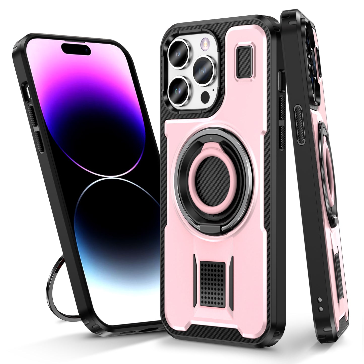 Devas Ring Holder iPhone 14 Pro Case Multi-protection