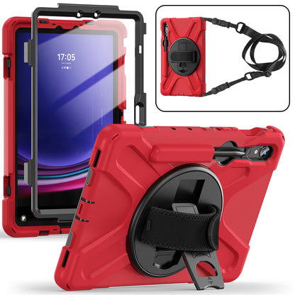 Pirate King Galaxy Tab S9 Case 360 Rotating Stand Hand Shoulder