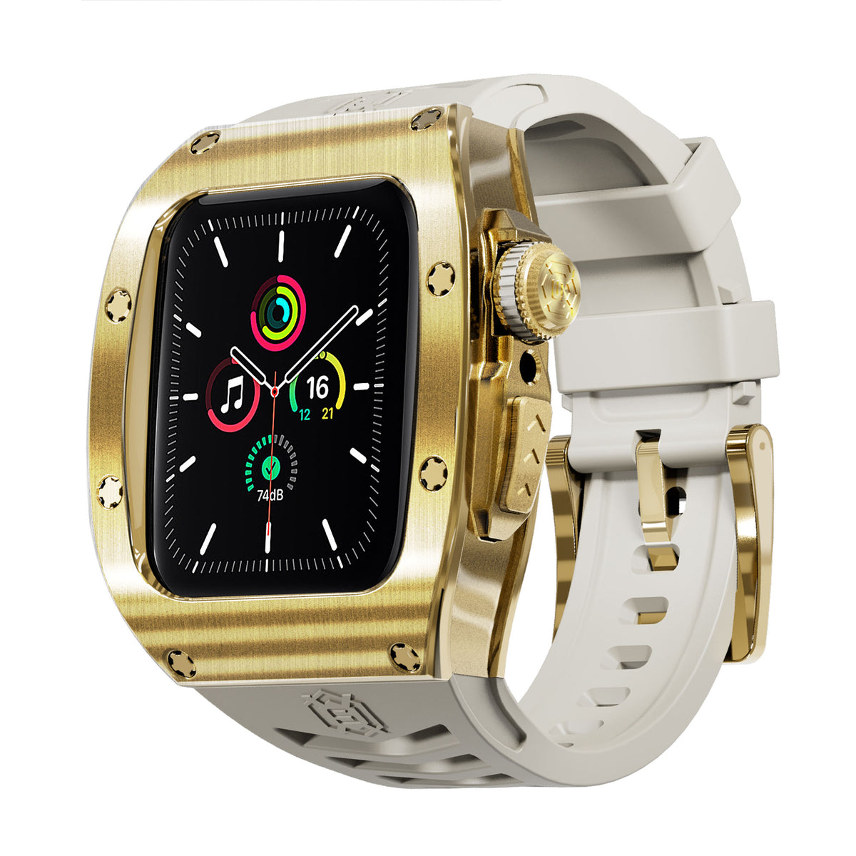 Ultramarine Technology with Rugged 2M Shockproof Smart Watch Case with Band Strap ECG Detection