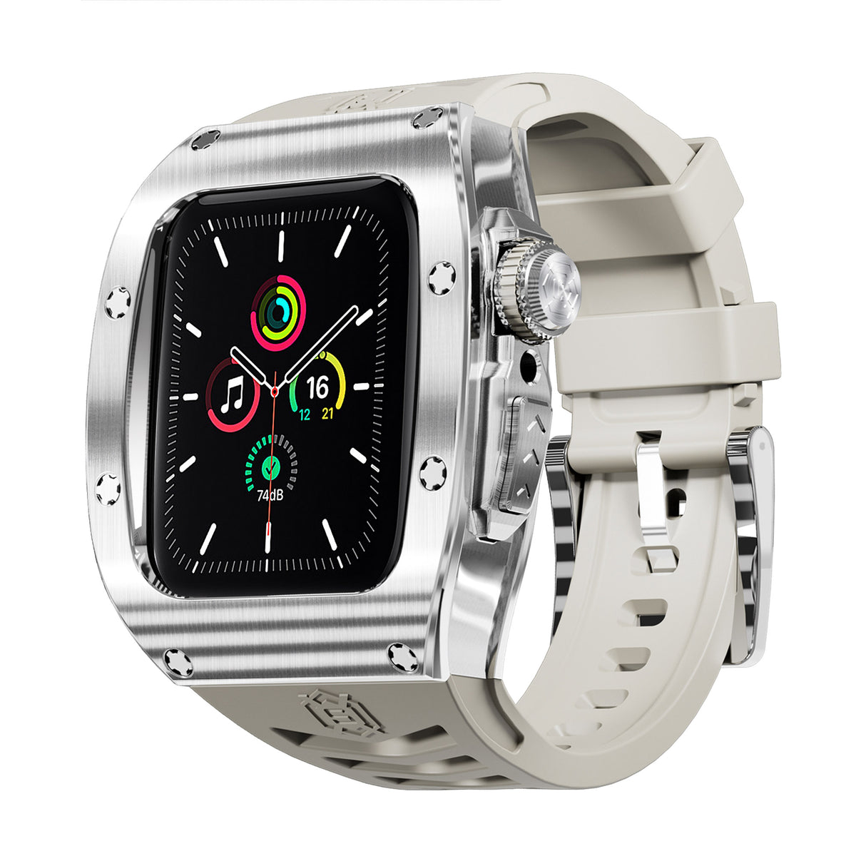 Ultramarine Technology with Rugged 2M Shockproof Smart Watch Case with Band Strap ECG Detection