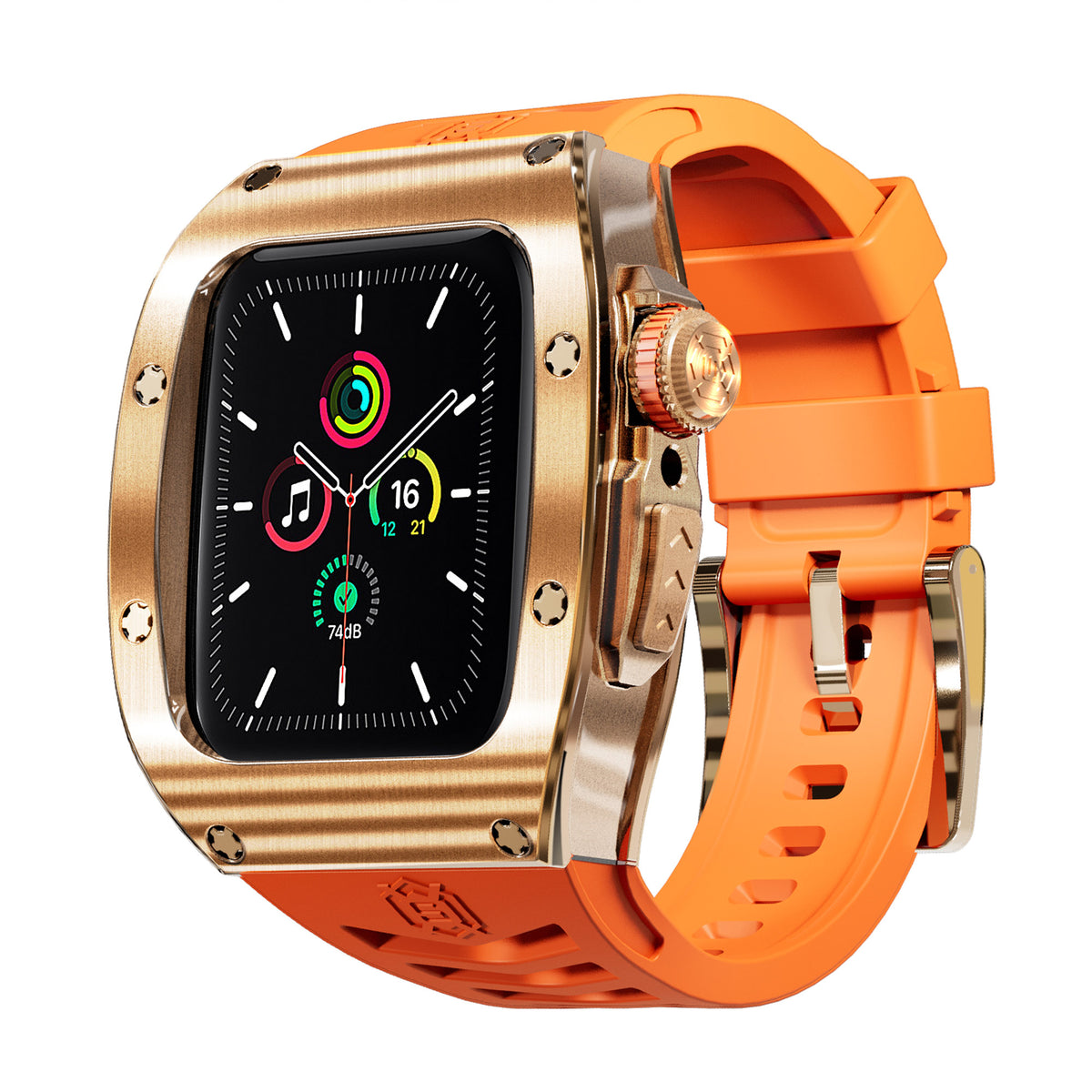 Ultramarine Technology with Rugged 2M Shockproof Smart Watch Case with Band Strap ECG Detection