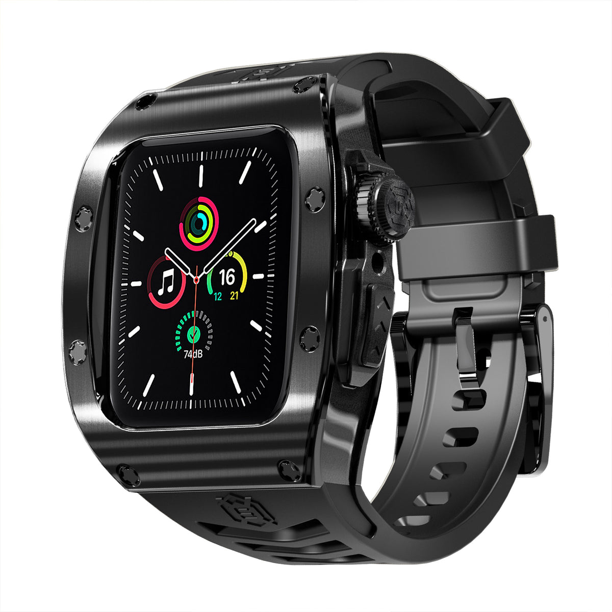 Ultramarine Technology with Rugged 2M Shockproof Smart Watch Case with Band Strap ECG Detection