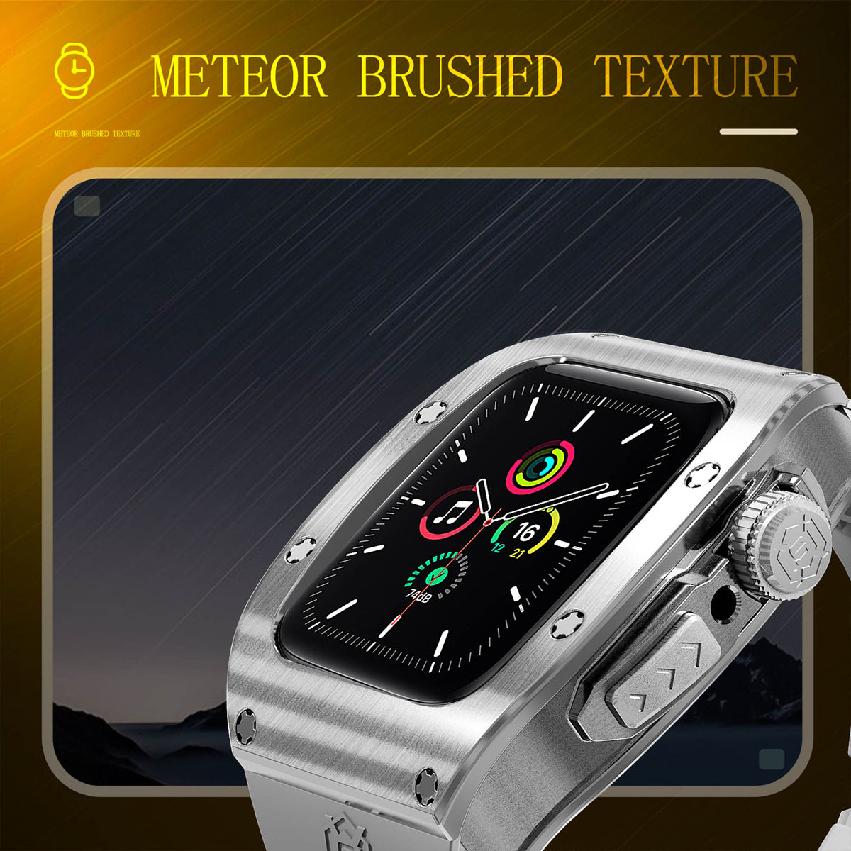 Ultramarine Technology with Rugged 2M Shockproof Smart Watch Case with Band Strap ECG Detection