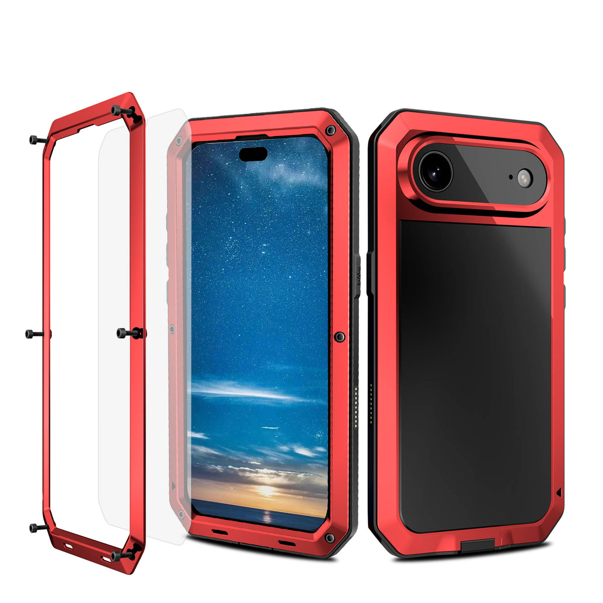 Ultramarine Technology with Rugged 360° Protection Phone Case 10ft Drop Protection Camera Button