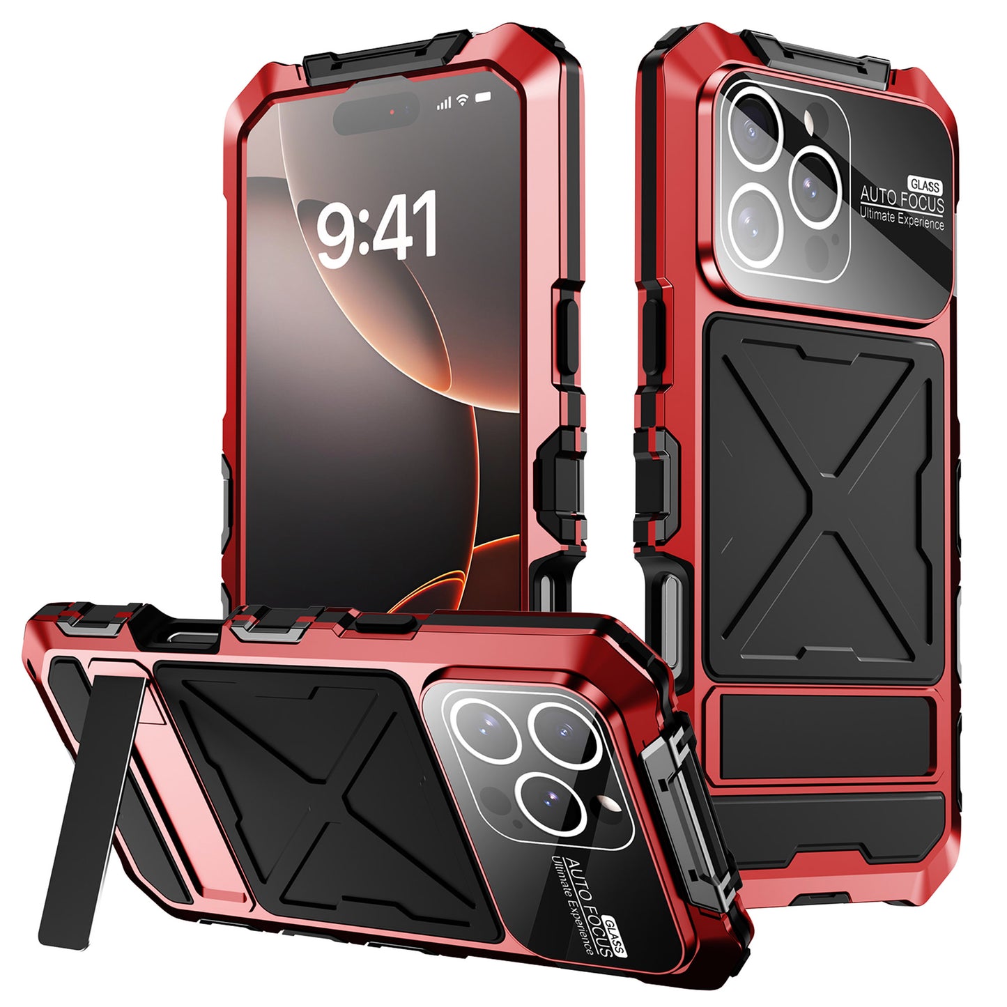 Ultramarine Technology with Rugged Full-Body Shockproof Phone Case Stand for Work Outdoor Sports