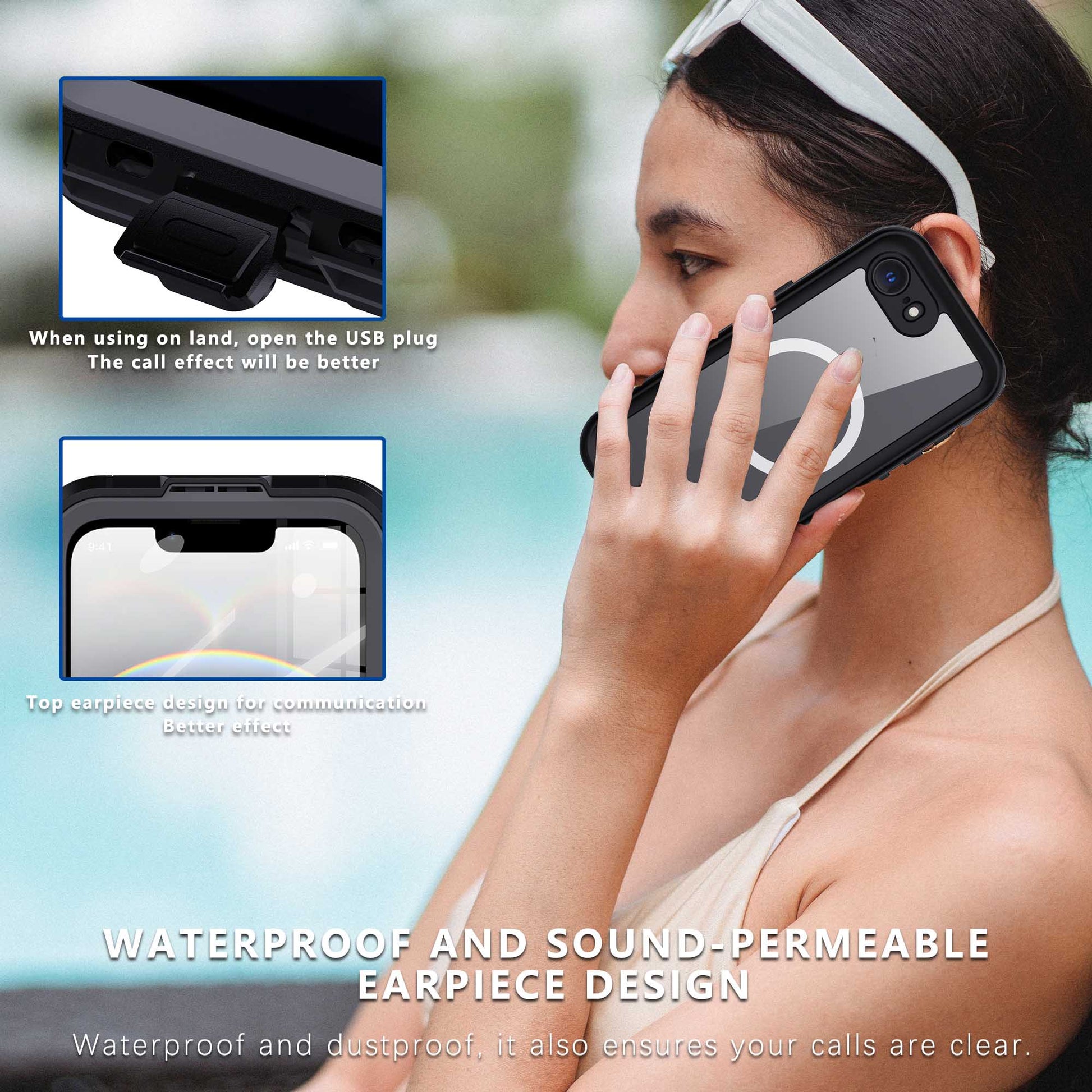 Ultramarine Technology Rugged Magnetic Phone Case: IP68 Waterproof & Military Drop Proof - iPhone 17e