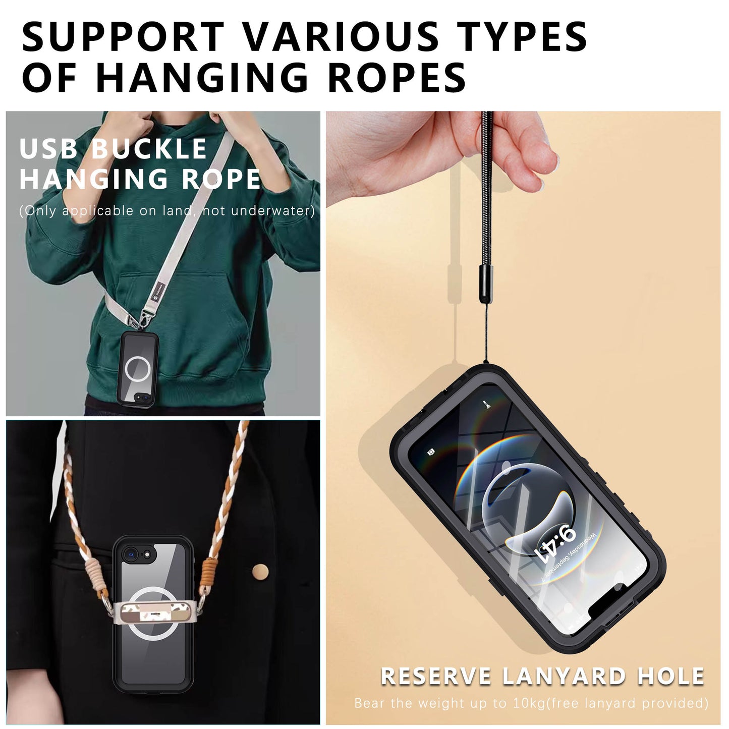 Ultramarine Technology Rugged Magnetic Phone Case: IP68 Waterproof & Military Drop Proof - iPhone 17e