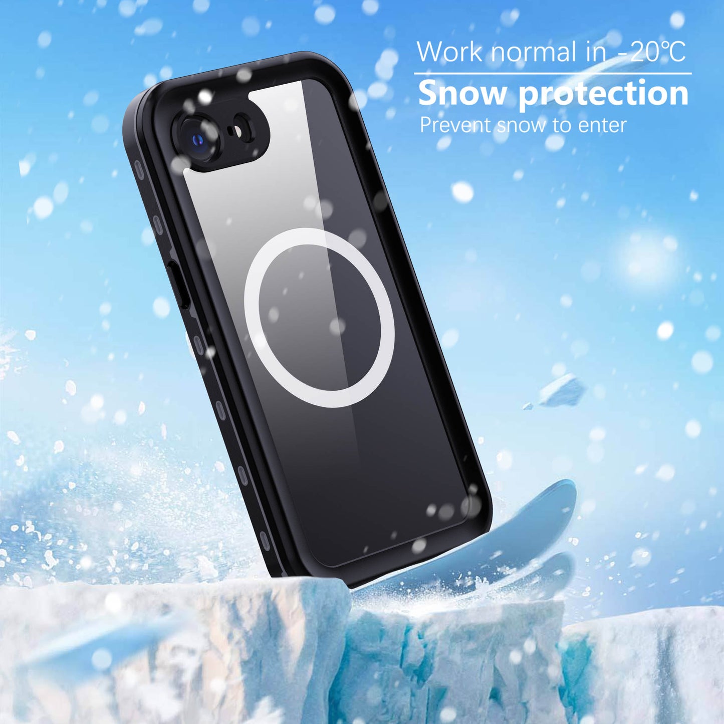 Ultramarine Technology Rugged Magnetic Phone Case: IP68 Waterproof & Military Drop Proof - iPhone 17e