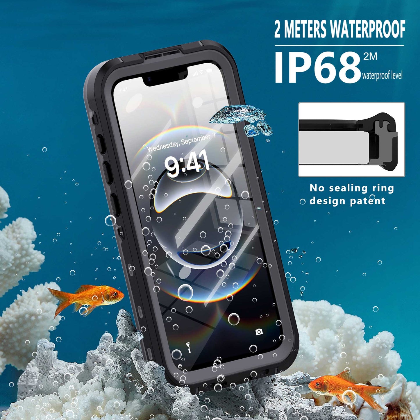 Ultramarine Technology Rugged Magnetic Phone Case: IP68 Waterproof & Military Drop Proof - iPhone 17e