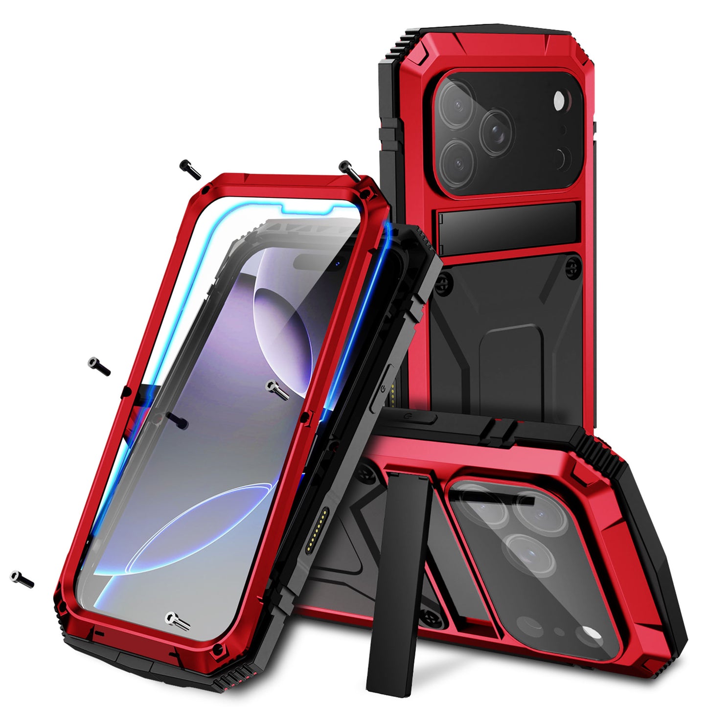 Ultramarine Technology Rugged Military-Grade Phone Case with Foldable Stand & Drop Protection