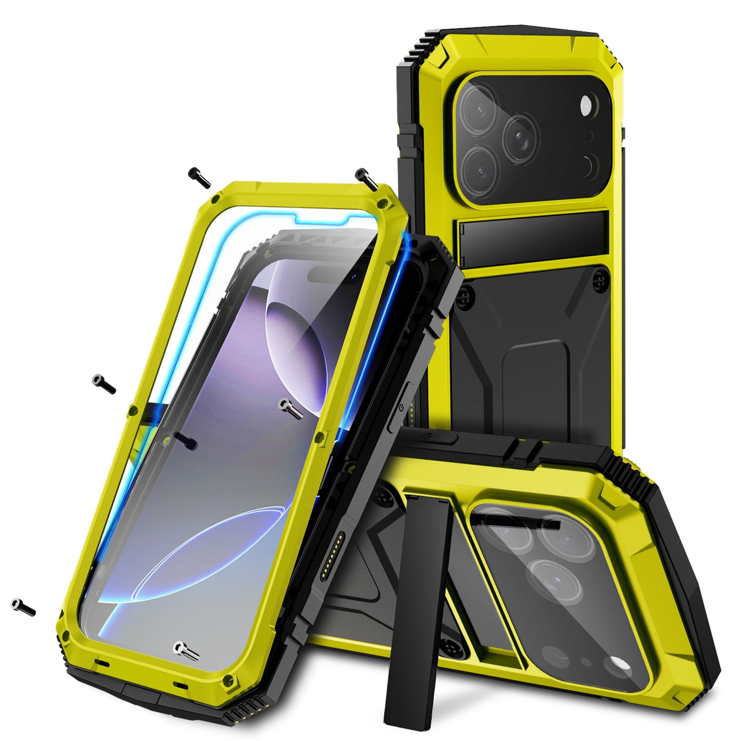 Ultramarine Technology Rugged Military-Grade Phone Case with Foldable Stand & Drop Protection