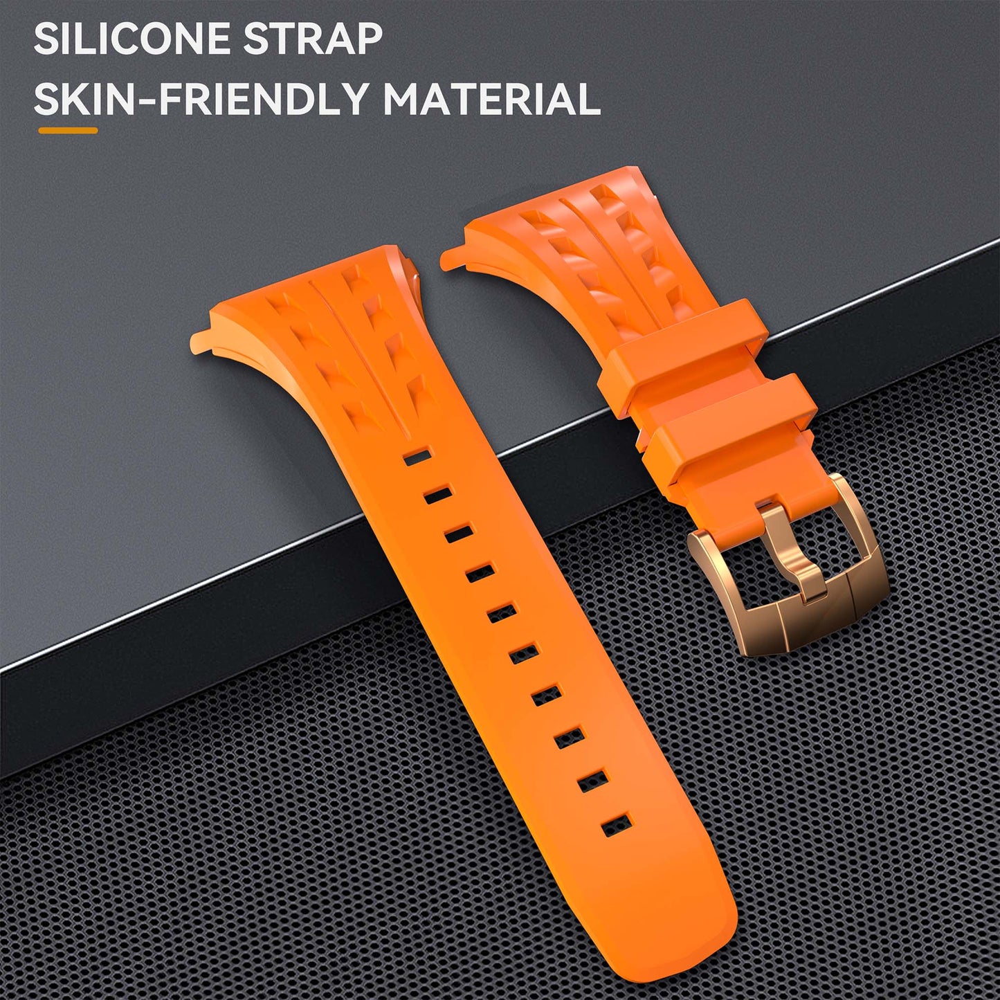 Ultramarine Technology Rugged Smart Watch Armor Case with ECG Support & Quick-Pop Band Strap