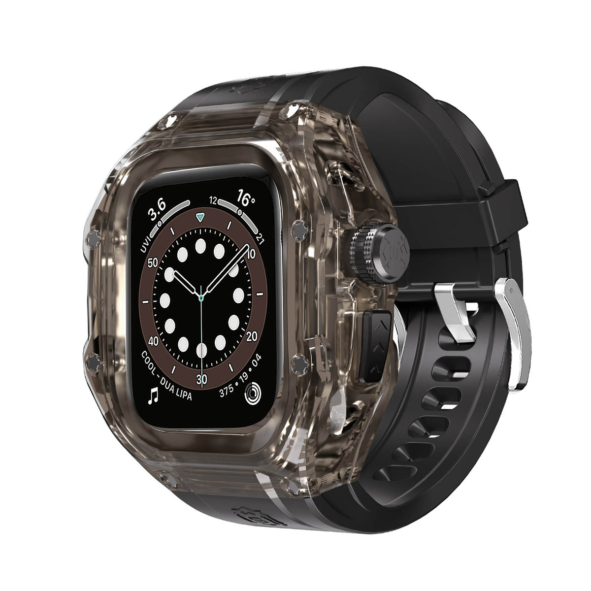 Ultramarine Technology with Rugged Watch Case with Silicone Strap | All-Scene Defense