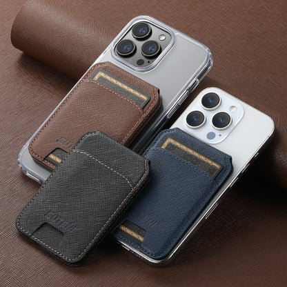 Cross Leather Phone Card Case with Magnetic