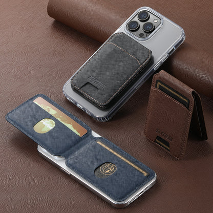 Cross Leather Phone Card Case with Magnetic