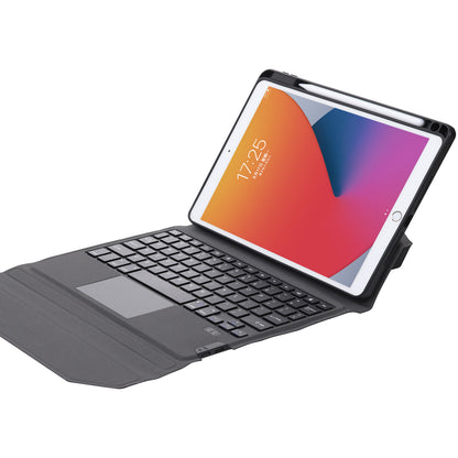 Triangle Stand Backlit Keyboard Apple iPad 7 Case Slim Detachable