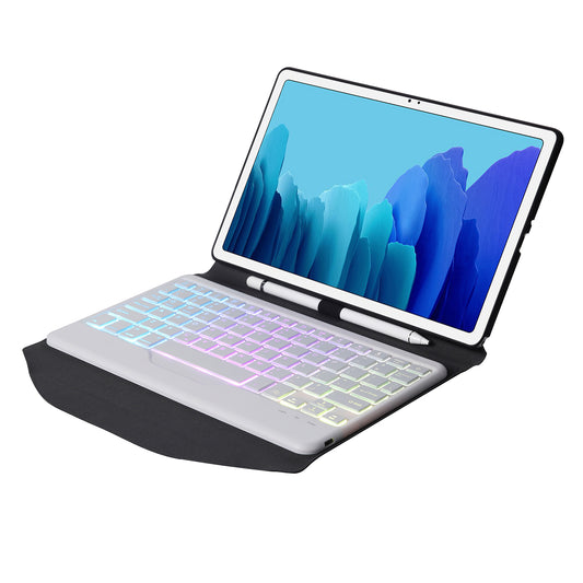 Triangle Stand Backlit Keyboard Samsung Galaxy Tab A7 Case Slim