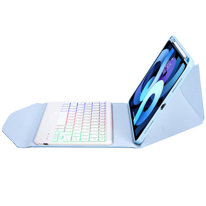 Rotating Stand 3-Backlit Keyboard Apple iPad Air 5 Case Folio