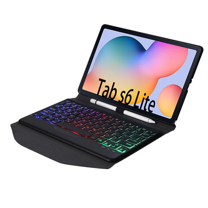 Triangle Stand Backlit Keyboard Samsung Galaxy Tab S6 Lite Case Slim