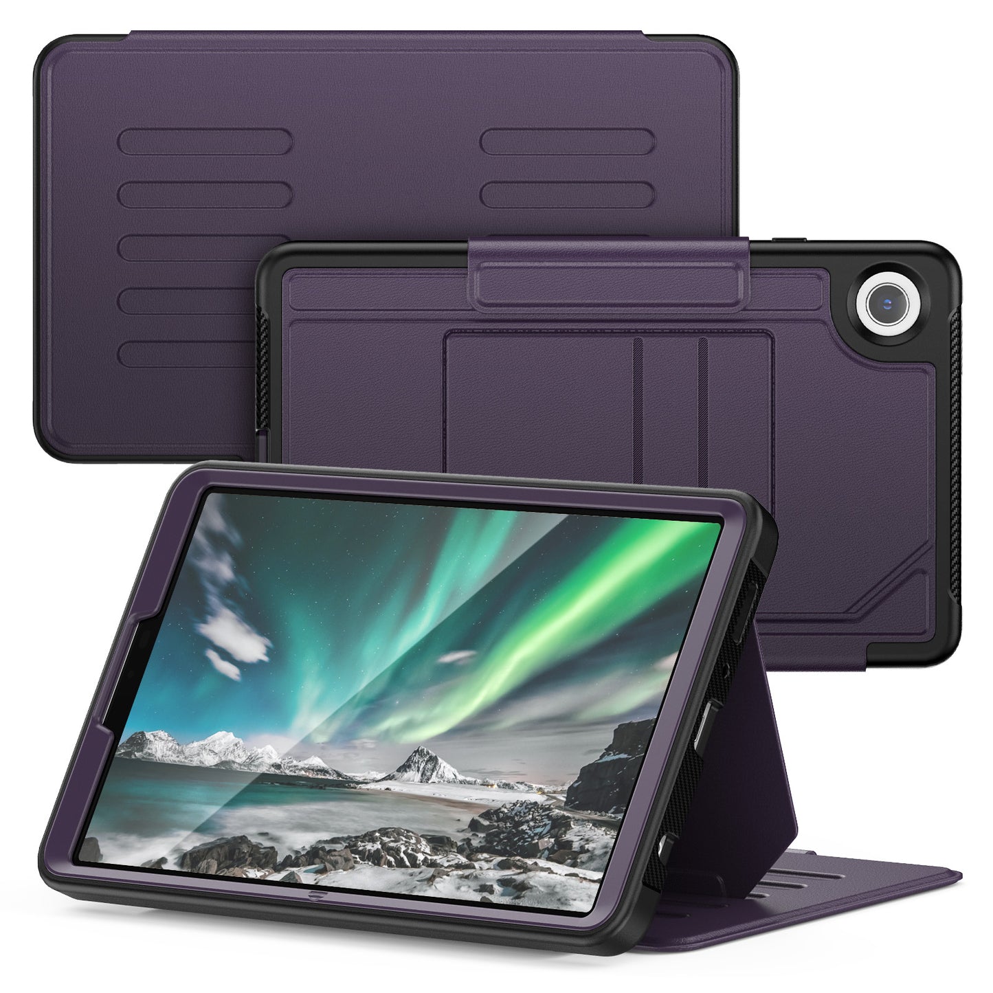 Business Leather Book Multiple Stand Galaxy Tab A9 Case