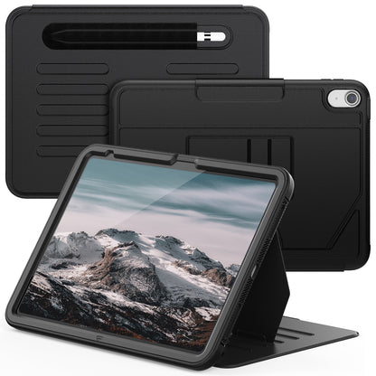 Business Leather Book Multiple Stand iPad 10 Case