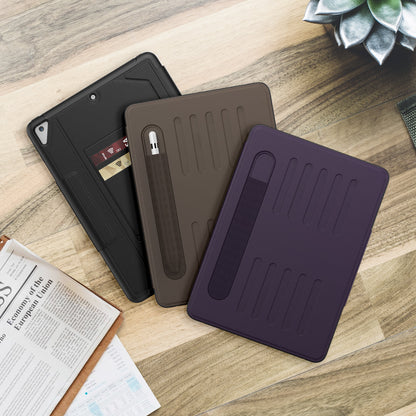 Business Leather Book Multiple Stand iPad 6 Case