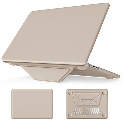 Business Silky Leather Kickstand Macbook Air 13.6 A3113 Case