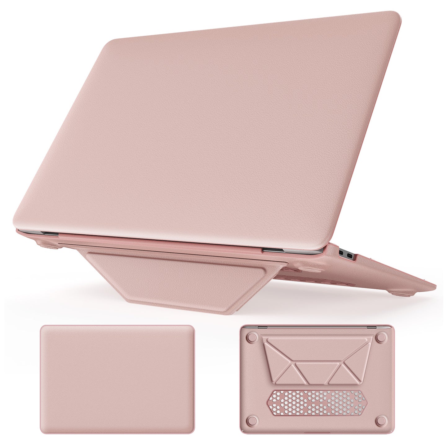 Business Silky Leather Kickstand Macbook Air 13.3 A2337 Case