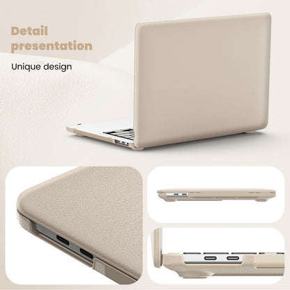 Business Silky Leather Kickstand Macbook Pro 13.3 A2289 Case