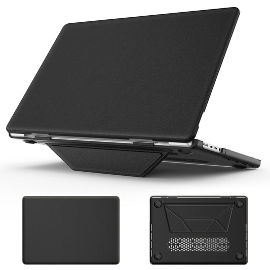 Business Silky Leather Kickstand Macbook Pro 16.2 A2780 Case