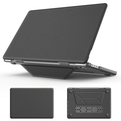 Business Silky Leather Kickstand Macbook Pro 16 2024 Case