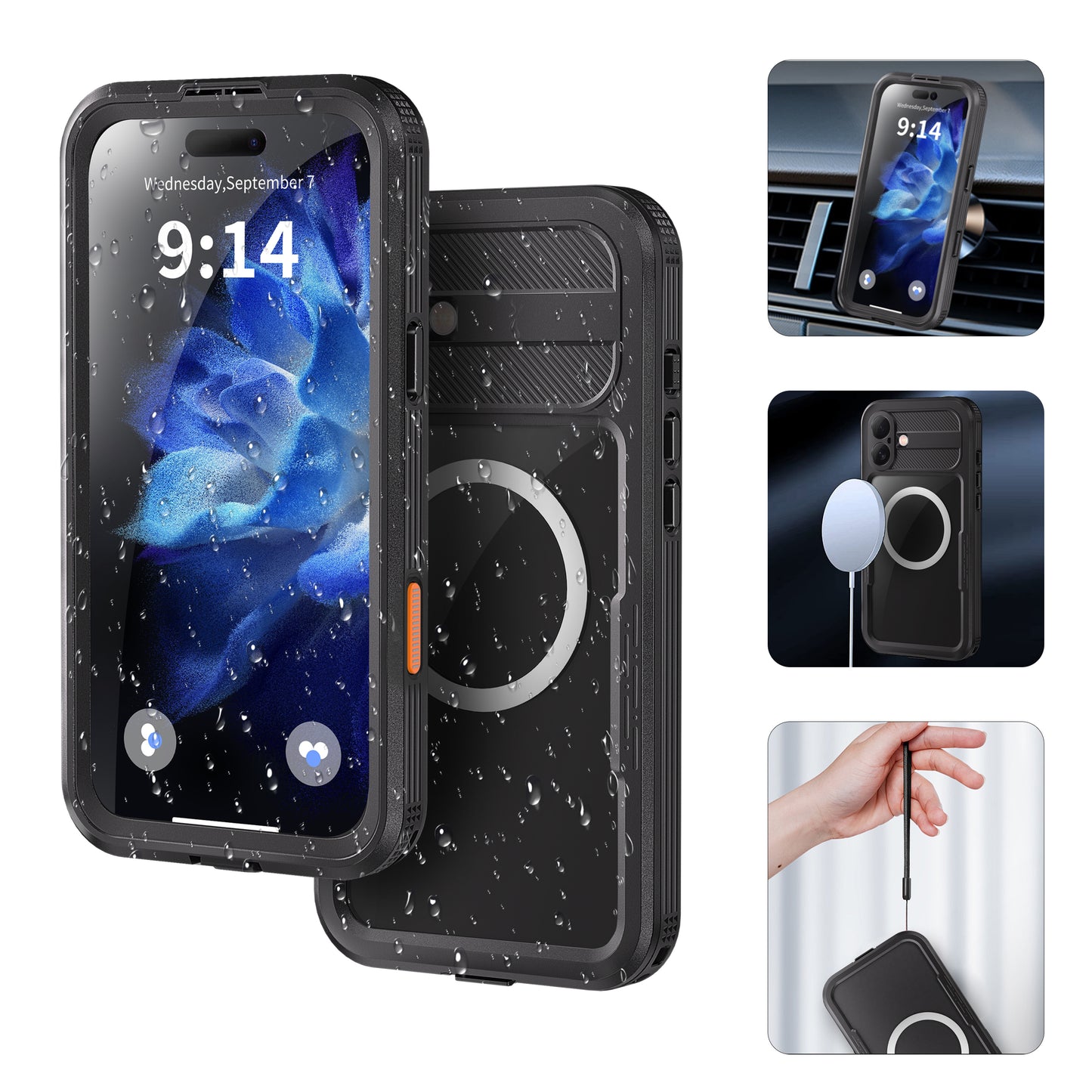 Mars Magsafe IP68 Waterproof iPhone 16 Plus Case