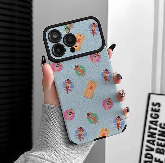 sheepskin-beach-swim-ring-party-painting-iphone-case-creative_5