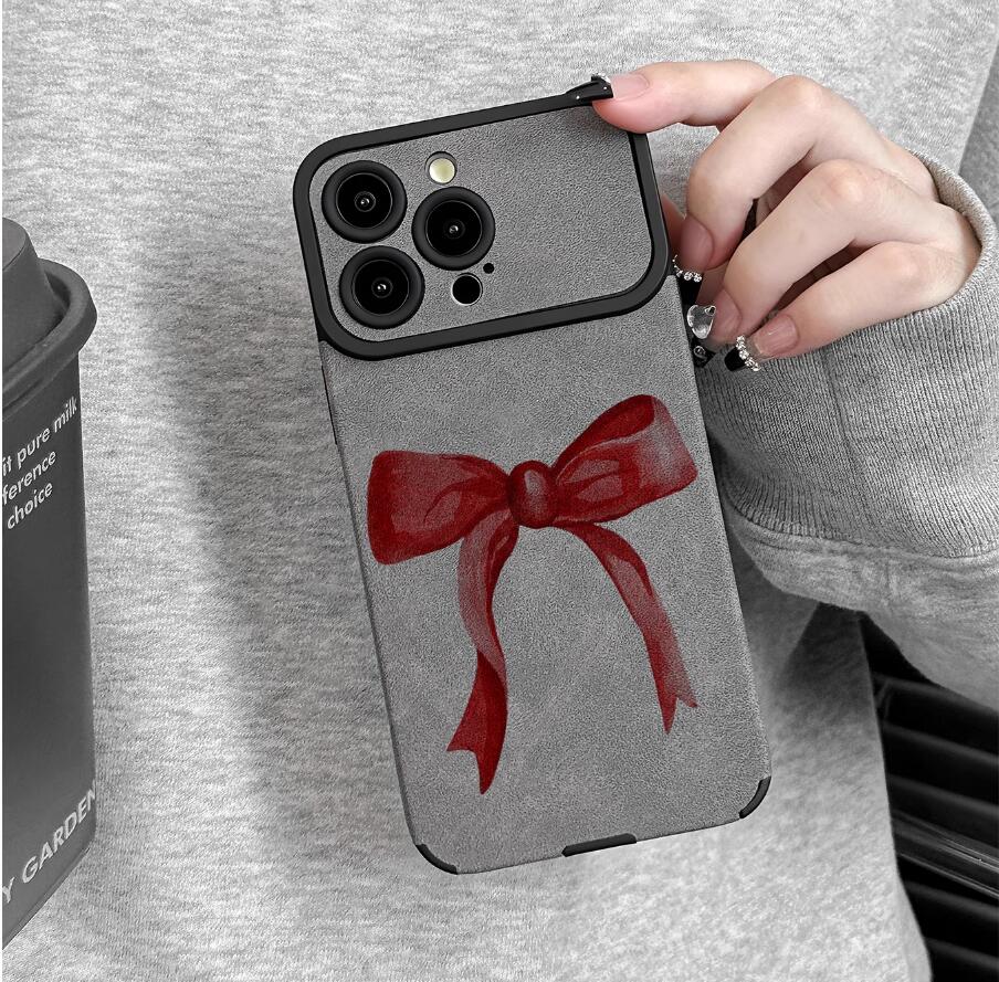 sheepskin-big-red-bowknot-painting-iphone-case-creative_3