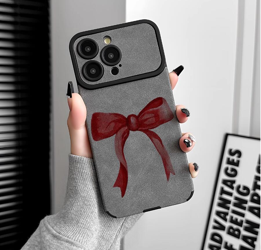 sheepskin-big-red-bowknot-painting-iphone-case-creative_5