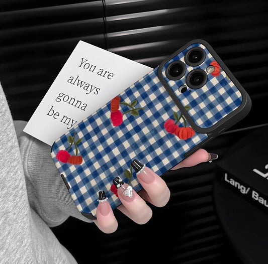 sheepskin-flowers-grid-painting-iphone-case-creative_1