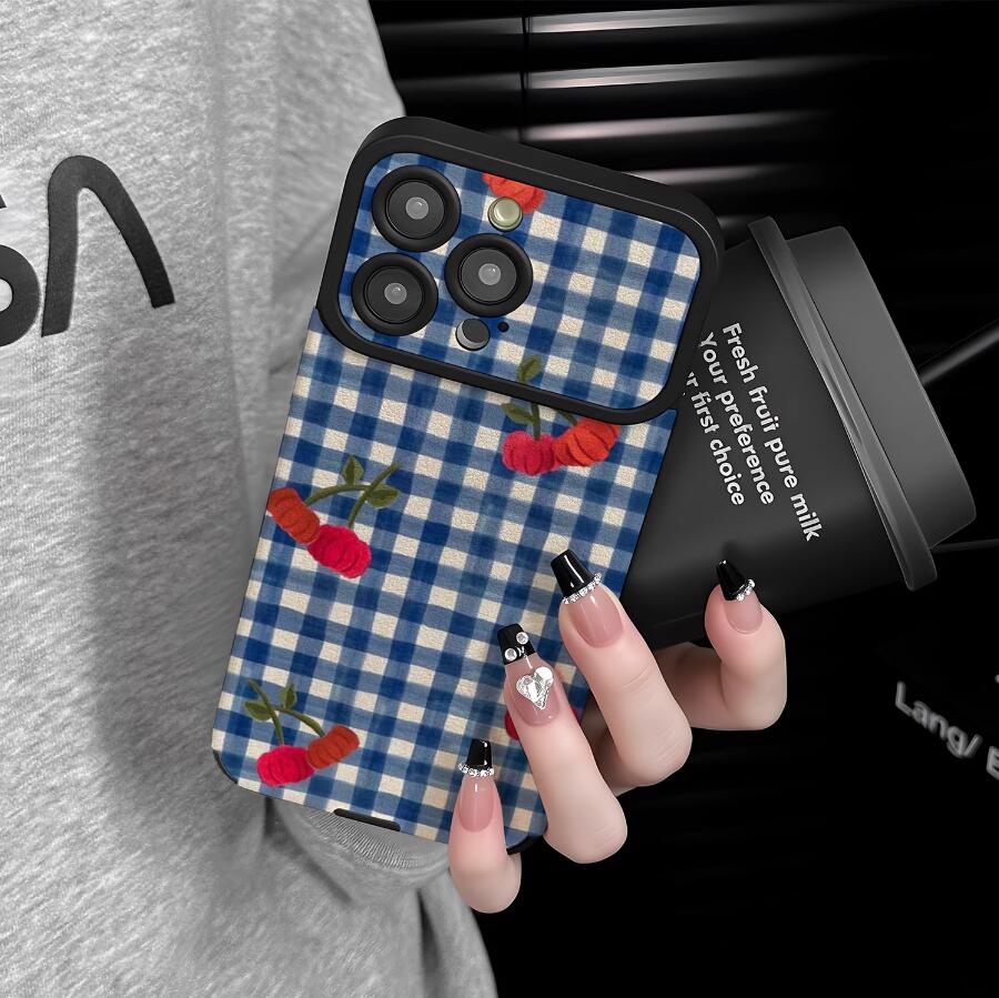 sheepskin-flowers-grid-painting-iphone-case-creative_2